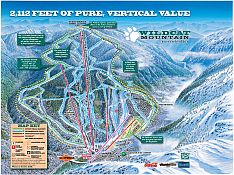 Wildcat Ski Trail Map